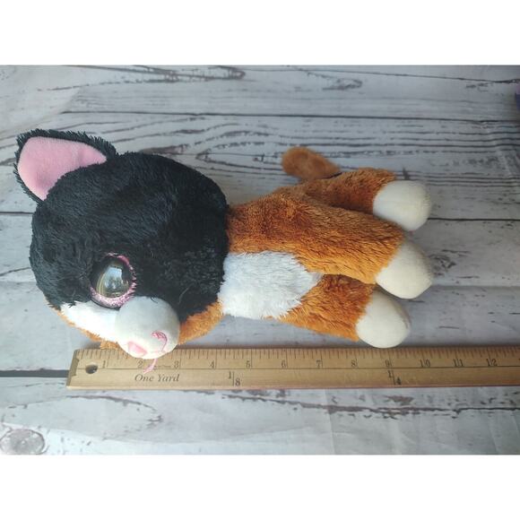 2016 Ty Beanie Boo TAURI The Cat Calico 11 Plush Stuffed Animal - Picture 7 of 7